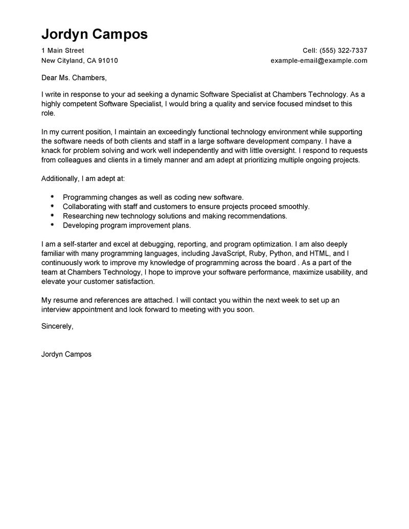 Pharmacy Technician Cover Letter With Experience | Free ...