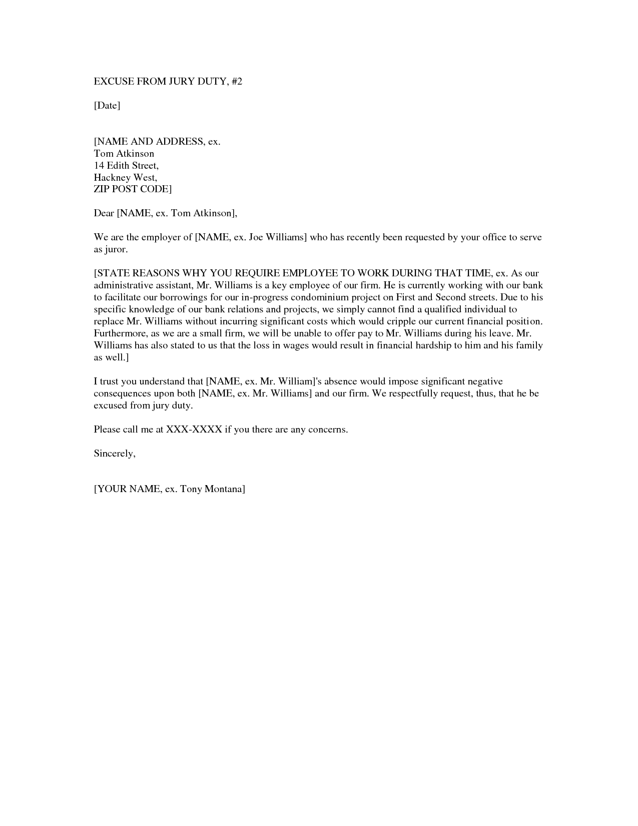 Jury Duty Medical Excuse Letter from www.futuramafan.net