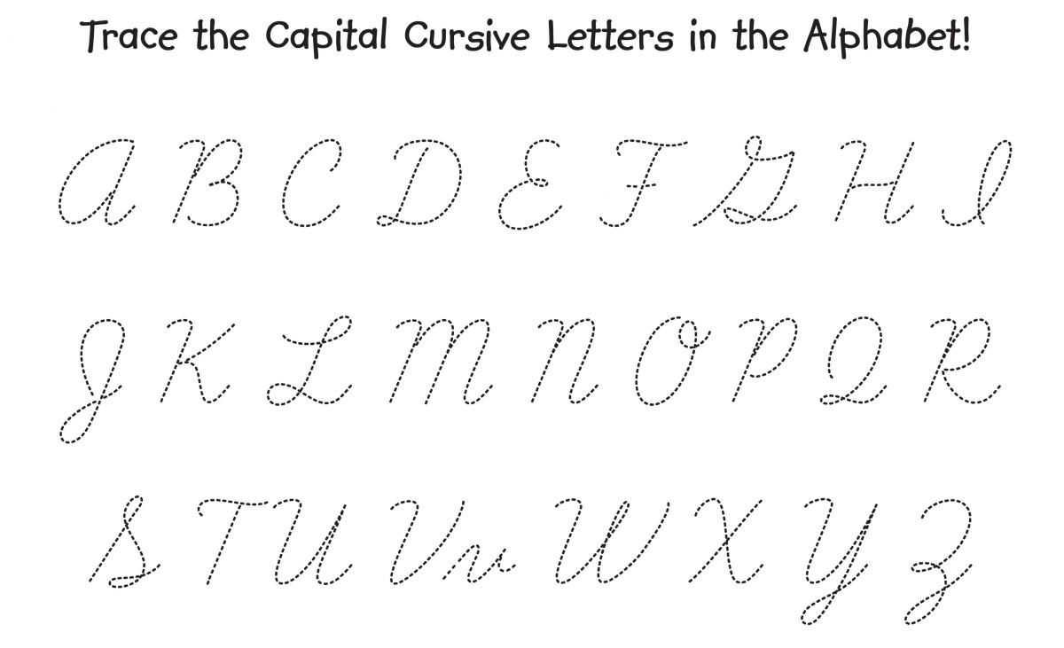 cursive capital i