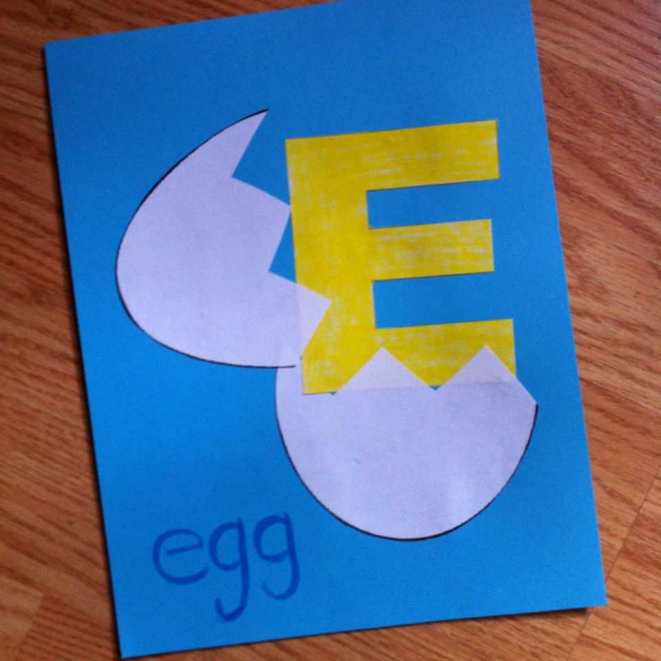 Letter E Art Projects