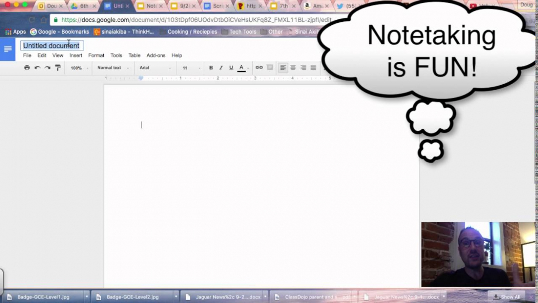 Cornell Notes Template Google Docs
