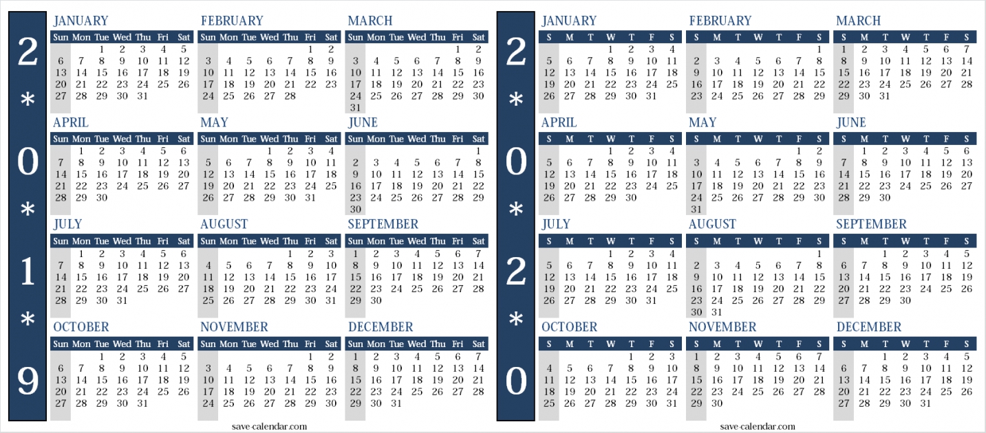 Free Printable Calendar 2020 Uk