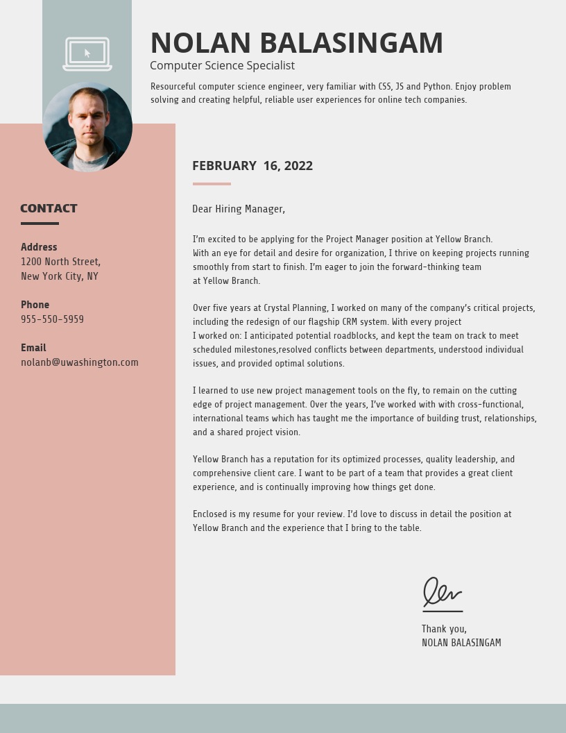 20 Creative Cover Letter Templates To Impress Employers Venngage